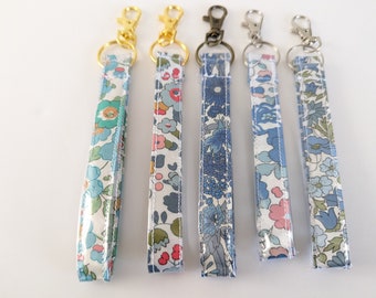 Keyring  Wipe clean Liberty Wipe Clean Liberty Print PVC Keyrings Liberty Print Keychain Thank You Gift Key Fob For Her