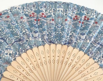 Liberty London Strawberry Thief Hand Fan: Home Decor, Wedding Favor
