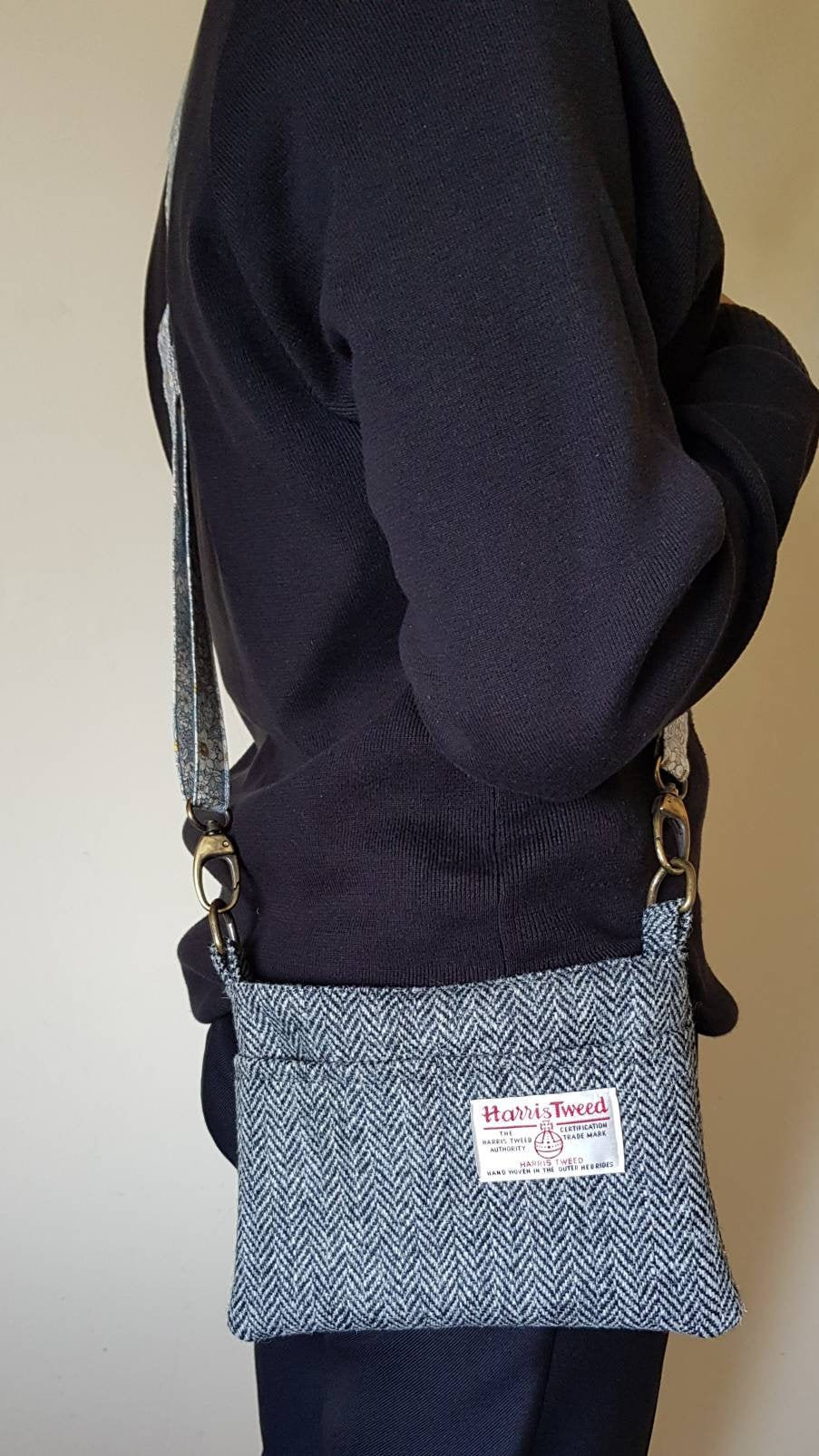 Harris tweed sling bag Clearance