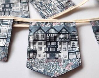 Liberty Print Bunting: Tudor Belle Tana Lawn Garland