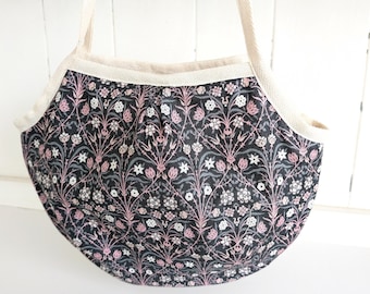 Bag Liberty Fabric Bag Granny Bag for Liberty lover Lunch bag Tote bag Granny bag for her gift for mum