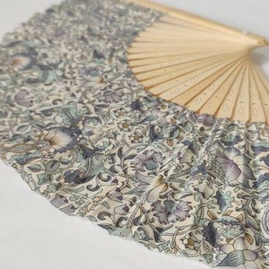 Hand Fan Liberty Print Hand Fan For Home Decor House Warming Gift Liberty Of London Hand Fan Favour Wedding