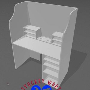 Flat-Pack Schoolhouse Style Child&#39;s Desk CNC/STL File