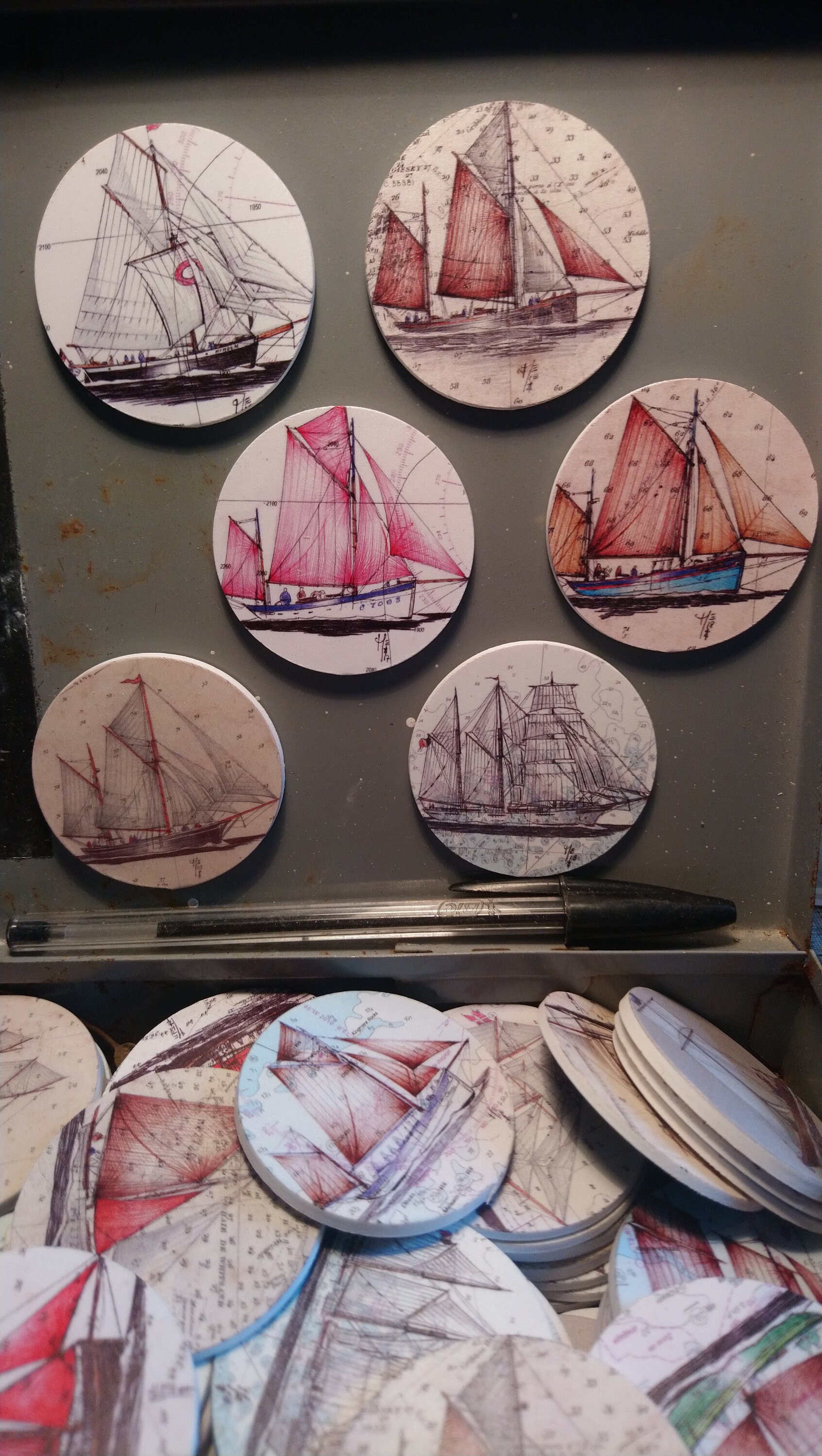 Magnets Bateaux Anciens