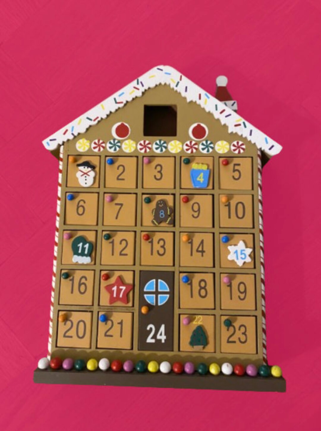 Gisela Graham Gingerbread House Advent Calendar Etsy