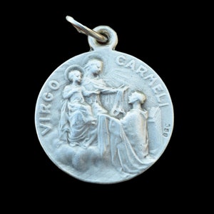 Jesus Sacred Heart Medal  & Our Lady of Carmel  Medal