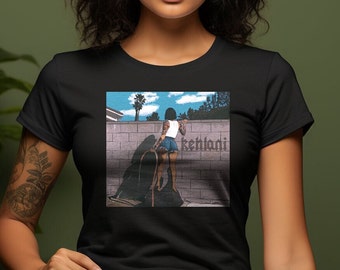 Cartoon Kehlani Album Cover tshirt, Unisex, Cotton tee