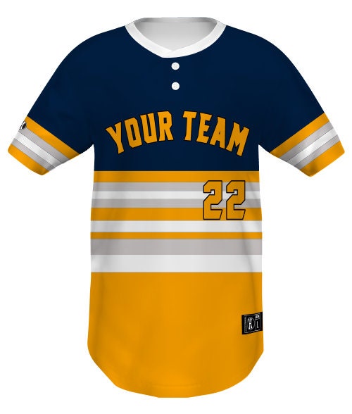 Youth FreeStyle Sublimated Full-Button Baseball Jersey