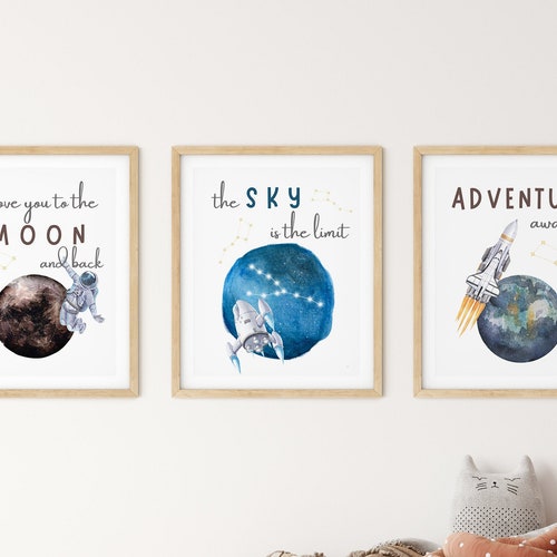 Set of 3 Printable Art Boys Room Decor Boys Wall Art Boys | Etsy