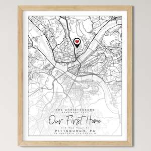 Regalo per agente immobiliare per il cliente, cartello "Home Sweet Home", regalo di inaugurazione della casa, idea regalo di Natale, regalo per una nuova casa, la nostra prima casa, regalo personalizzato per agente immobiliare