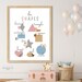 Set of 6 Homeschool Printables Educational Prints Playroom - Etsy