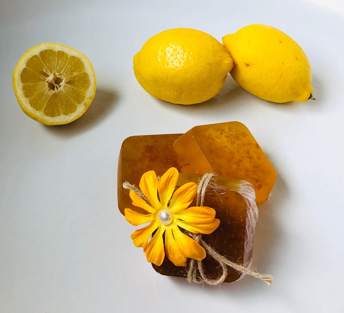 Lemon Zest Soap Handmade Soap Bar All Natural Soap Etsy