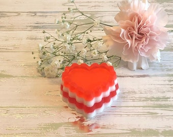 Valentines Day Soaps, Heart Soap ,Valentines Day,Valentines Kids,Valentine Day Gift,Valentines Day Kids Gift,Goats Milk Soaps,Glycerine Soap