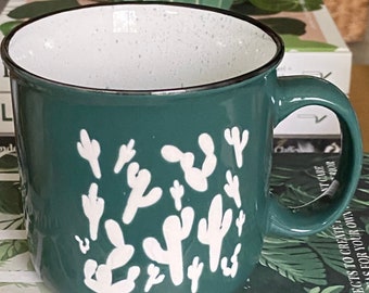 Cactus Decor Ceramic Coffee Mug