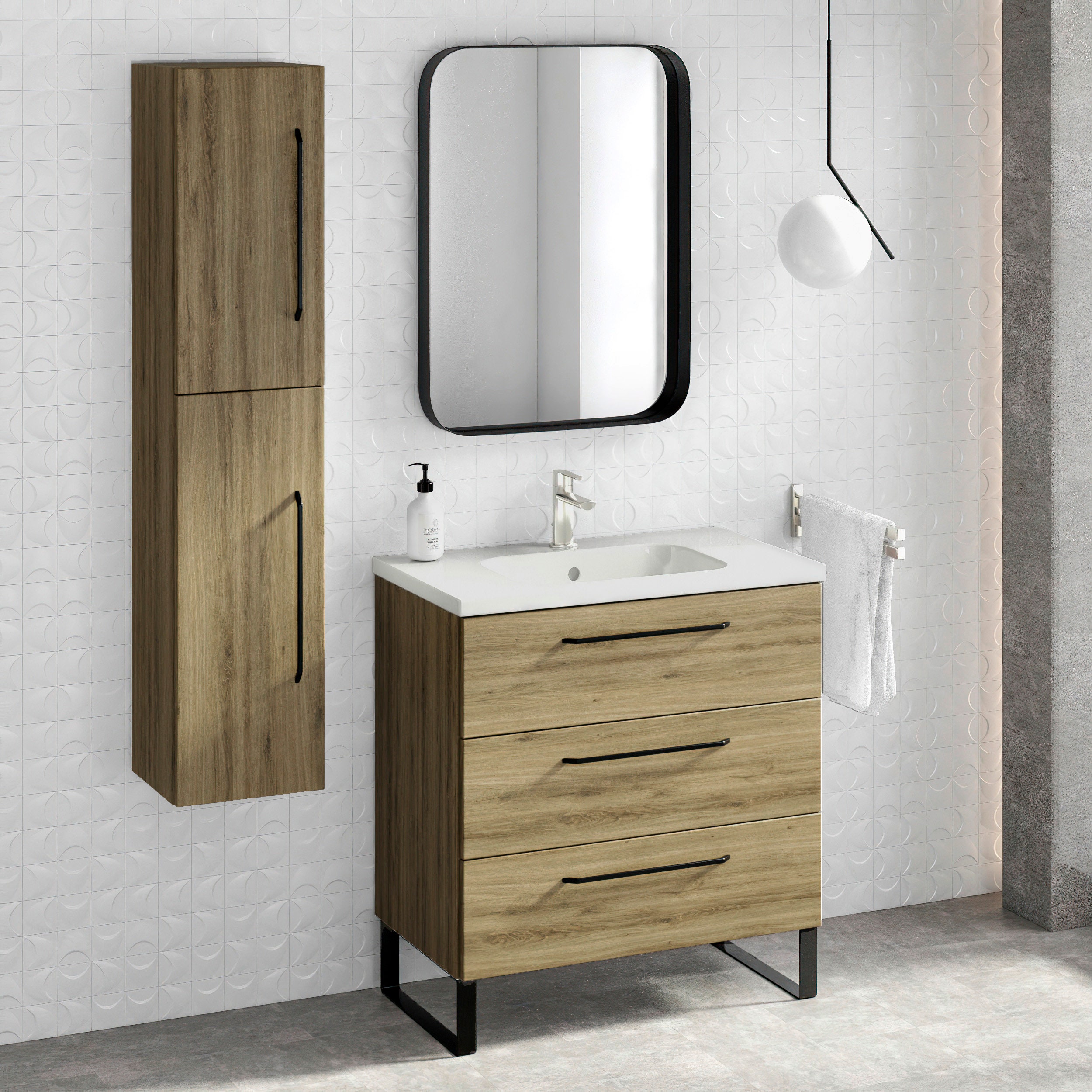 Gabinete de tocador de baño fregadero de cerámica / Denver / | Etsy