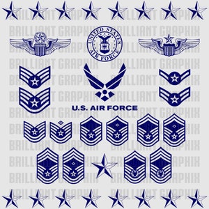 Vector US Airforce Collection Svg Pdf Eps Png incluido