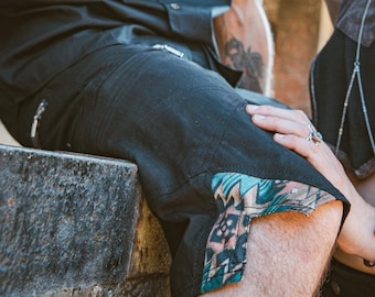 Underground Shorts, Patchwork shorts