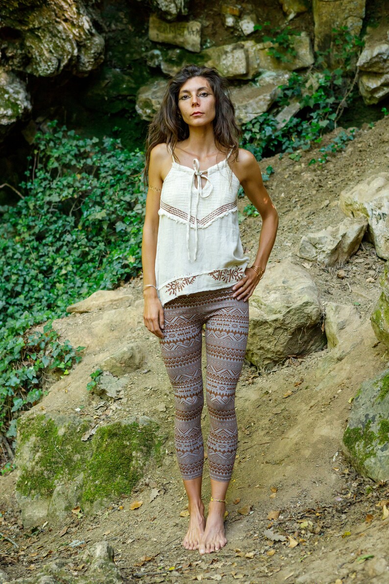 LEGGINGS TRIBU ETHNIQUE, yoga image 4