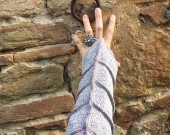 ARM WARMERS, elfin/ forest gloves, fingerless Fairy GLOVES, soft & warm