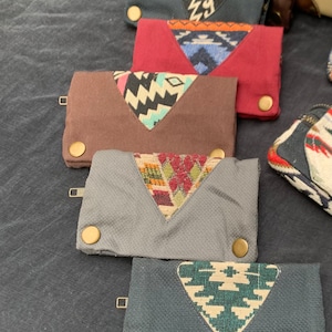 Tobacco Pockets, Tobacco pouch, Canvas pocket, filter/pipers/tobacco