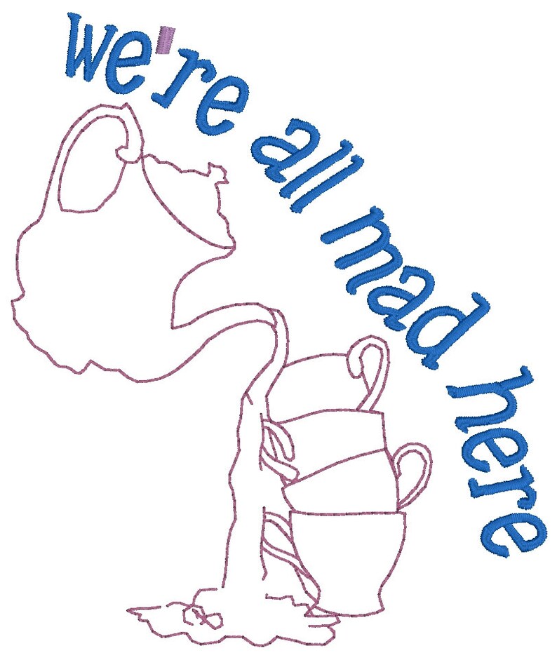 We/'re all mad here Tea time