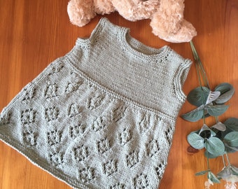 Girl’s Knitted Dress - Age 0-6 months