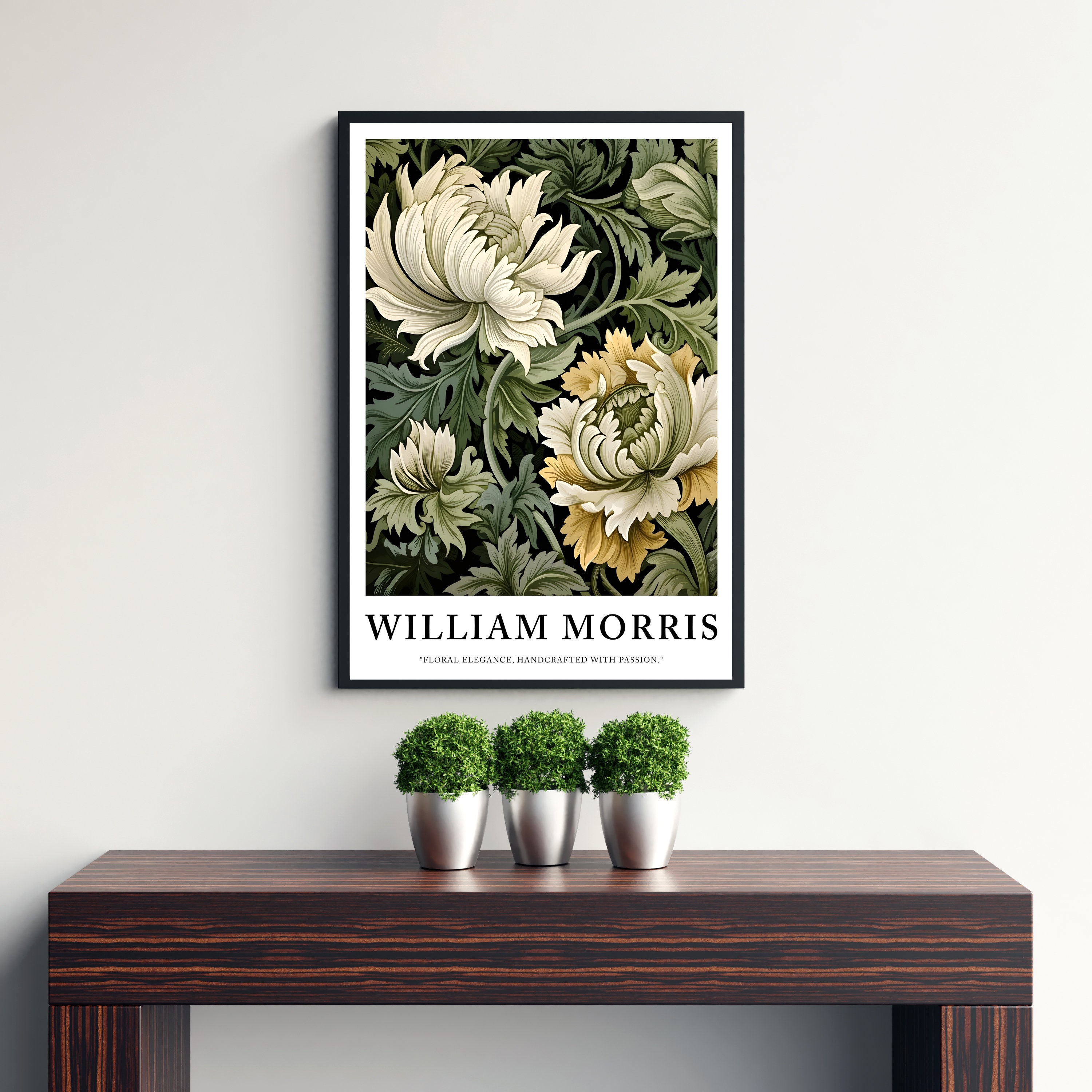 William Morris Poster Classic Floral Wall Art Botanical Print for ...
