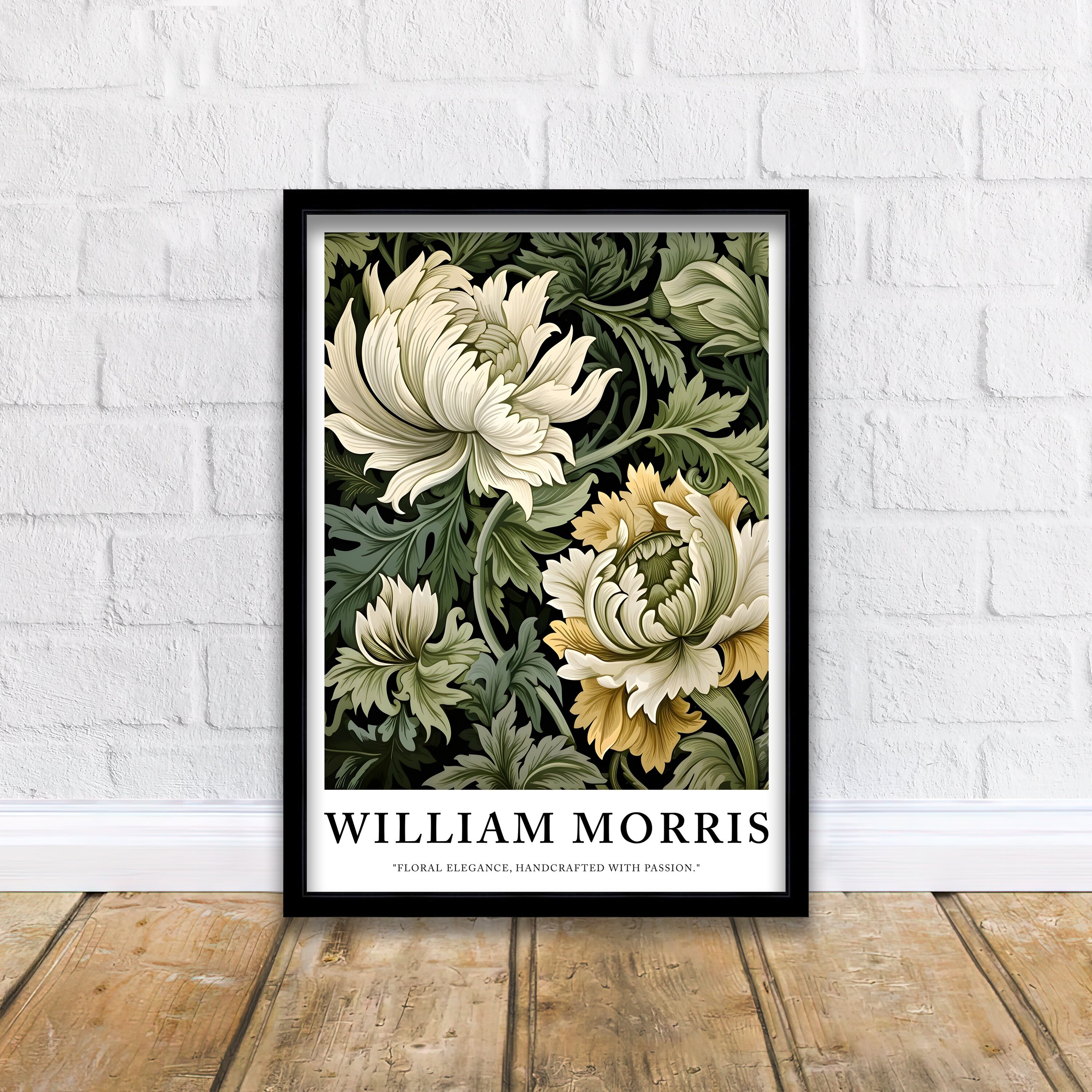 William Morris Poster Classic Floral Wall Art Botanical Print for ...