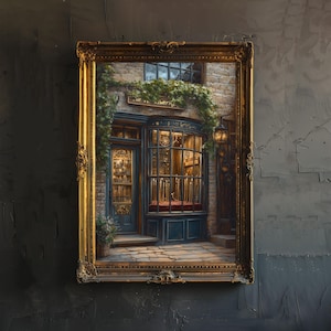 Poster del negozio di bacchette, decorazioni in stile cottagecore, arte accademica oscura, illustrazione incantata, arte murale vintage di magia, estetica rustica