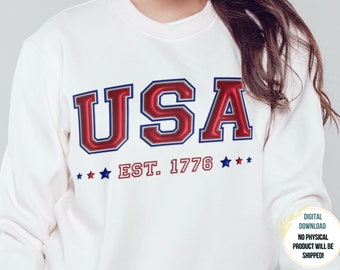 3D USA png Bundle | Puffy USA png | Puffy usa png Bundle | 4th of July png Bundle | Retro USA png | 4th of July Sublimation png Bundle