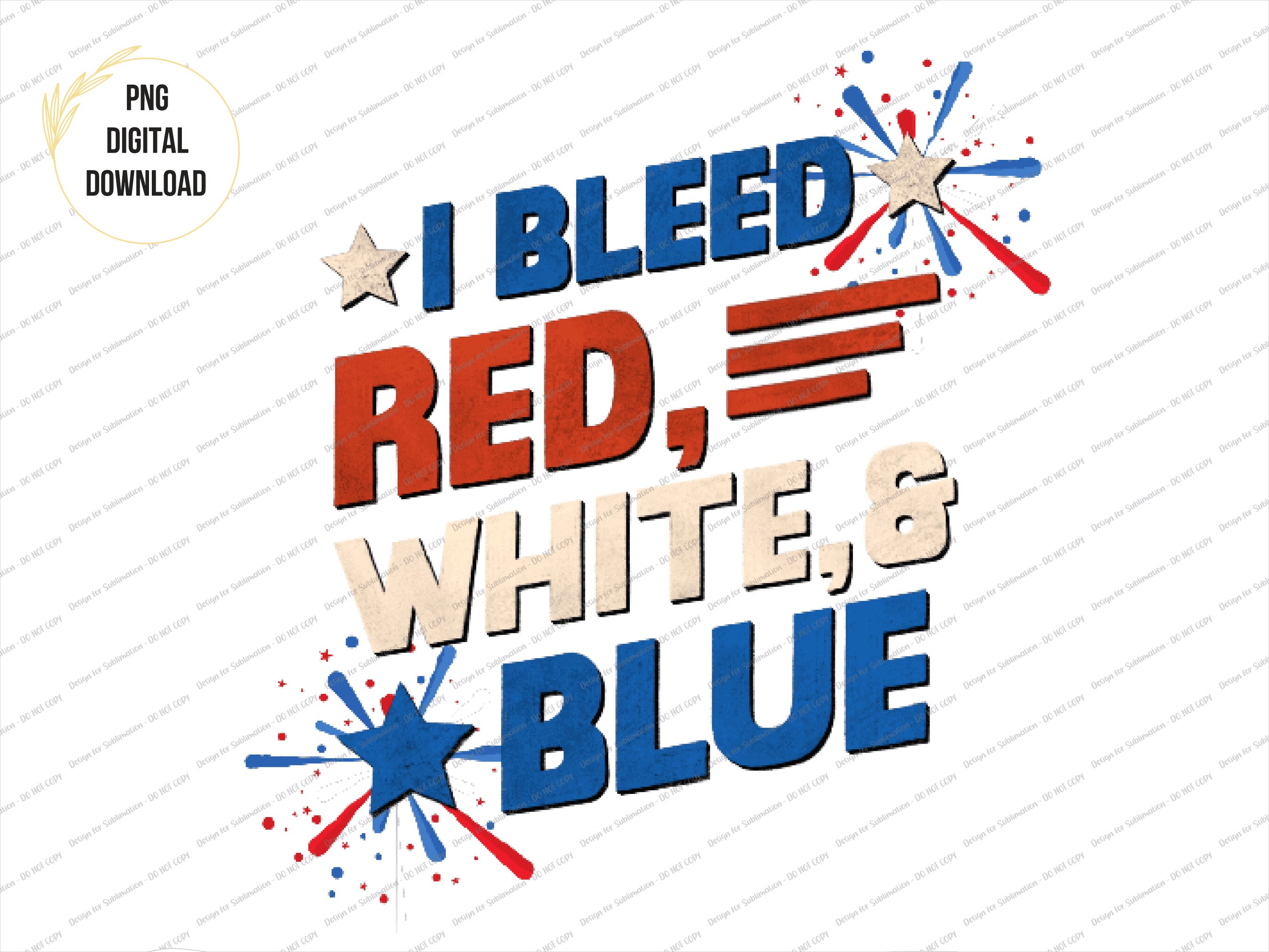 4th of July PNG | Patriotic PNG | Red White Blue PNG | 4th of July ...
