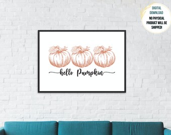 Hello Pumpkin PNG | Hello Pumpkin SVG | Pumpkin svg | Fall Sublimation Designs Downloads | Sublimation Designs Downloads Fall