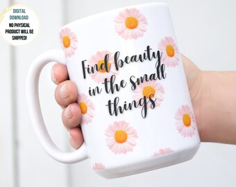 Flower Mug PNG | Mug PNG | Mug Template | Mug Wrap PNG | Mug Sublimation Designs | Coffee Mug png | Coffee Mug Template | 15oz Mug png