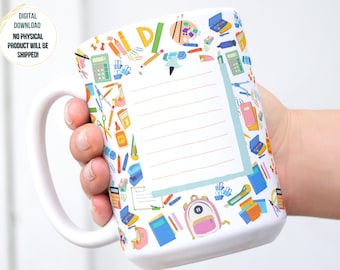 Teacher Mug png | Best Teacher Mug PNG | Sublimation Mug Design For Teacher | Sublimation Mug Design | Mug Designs for 11oz and 15oz Mugs