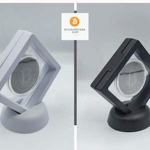 Regalo di Natale Moneta Bitcoin BTC con vetrina e scatola, Valuta da collezione ADA, Moneta fisica Bitcoin, Cripto Cardano, Non fungibile