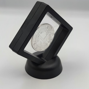 MONERO (XMR) Coin with Display Case & Box, XMR Collectible Currency, Physical Bitcoin Coin, Monero Crypto, Non-Fungible Tokens, Hodl