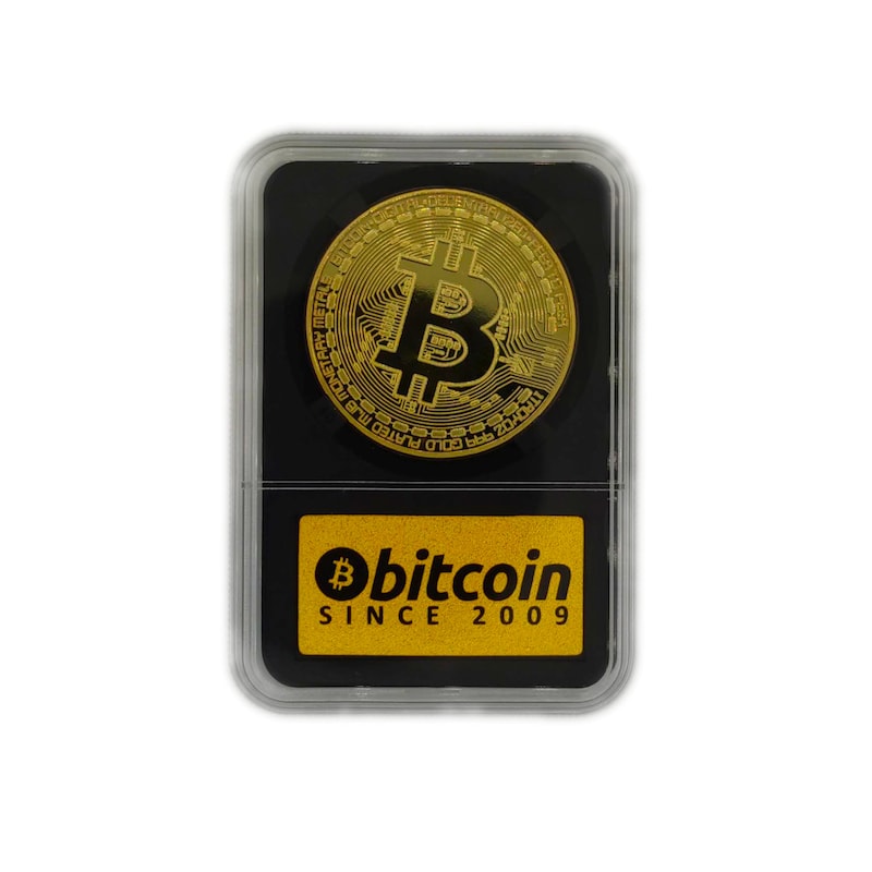 Gold-Bitcoin Token (40 Mm) – Souvenir, Deko Oder Geschenk Für Krypto-Fans