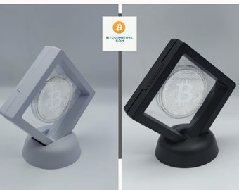 Christmas Gift Bitcoin BTC Coin with Display Case & Box, ADA Collectible Currency, Physical Bitcoin Coin, Cardano Crypto, Non-Fungible