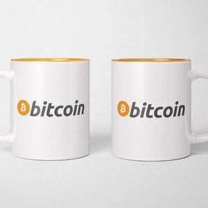 1 x Bitcoin BTC COFFEE Mug crypto Christmas gift cryptocurrency