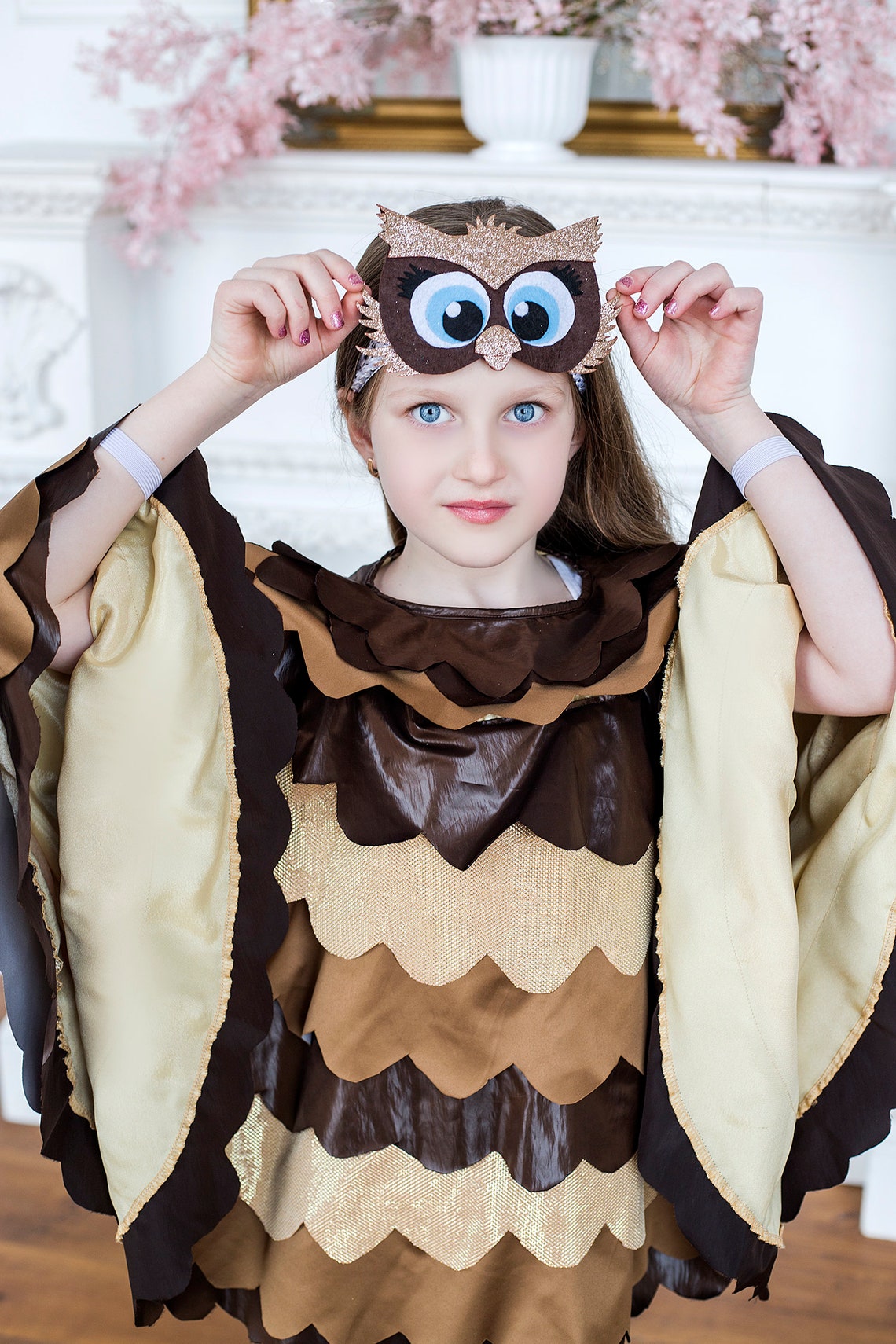 Kids Brown Owl Halloween Carnival Costume Toddler Child Sizes Etsy