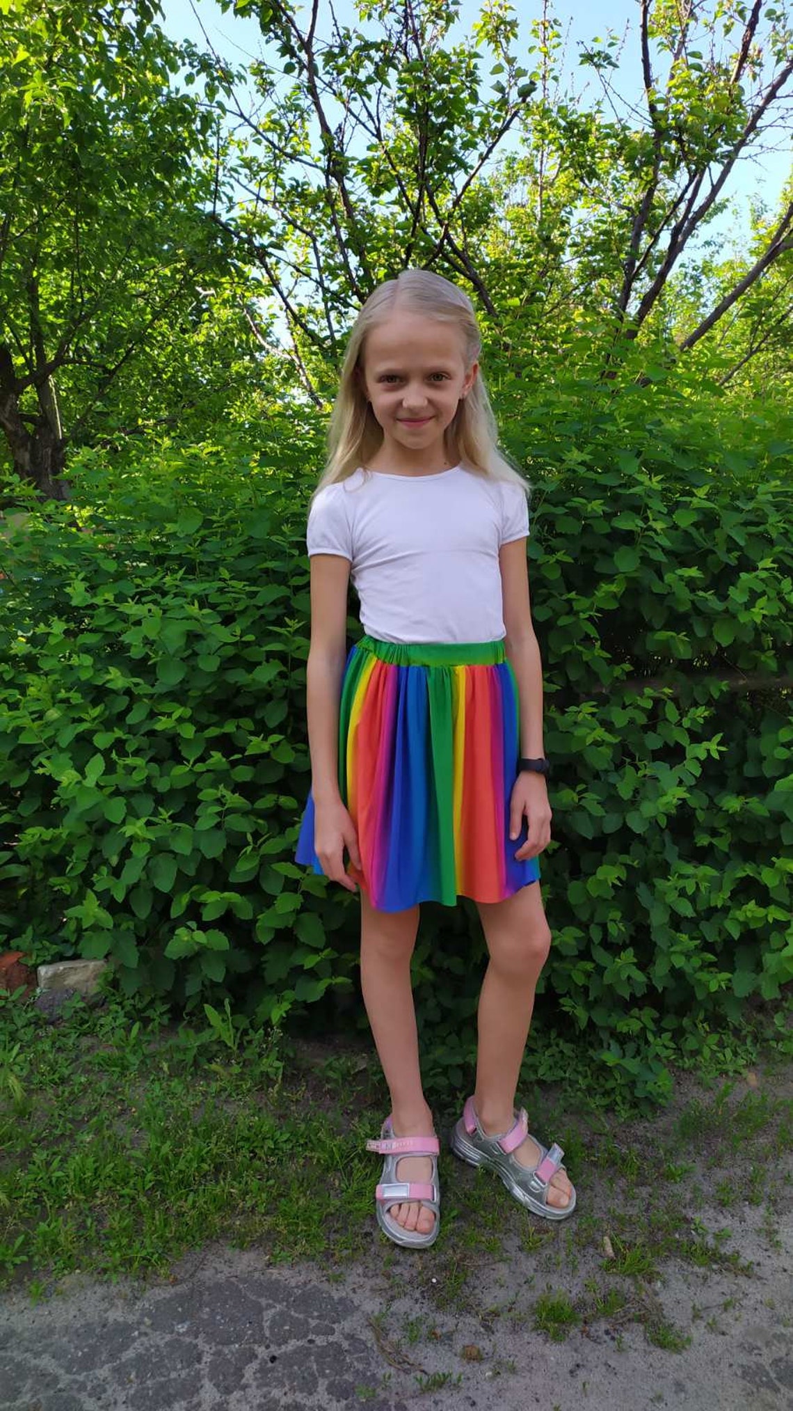 Rainbow Skirt for Girls Baby Skirt Bright Skirt for Kids and Etsy