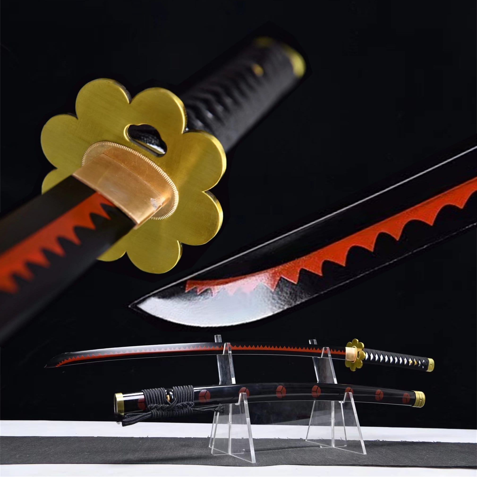 Oden's Sword  Kozuki Oden's ame No Habakiri Katana, One Piece Roronoa Zoro  Enma Sword Cosplays Replica - TrueKatana