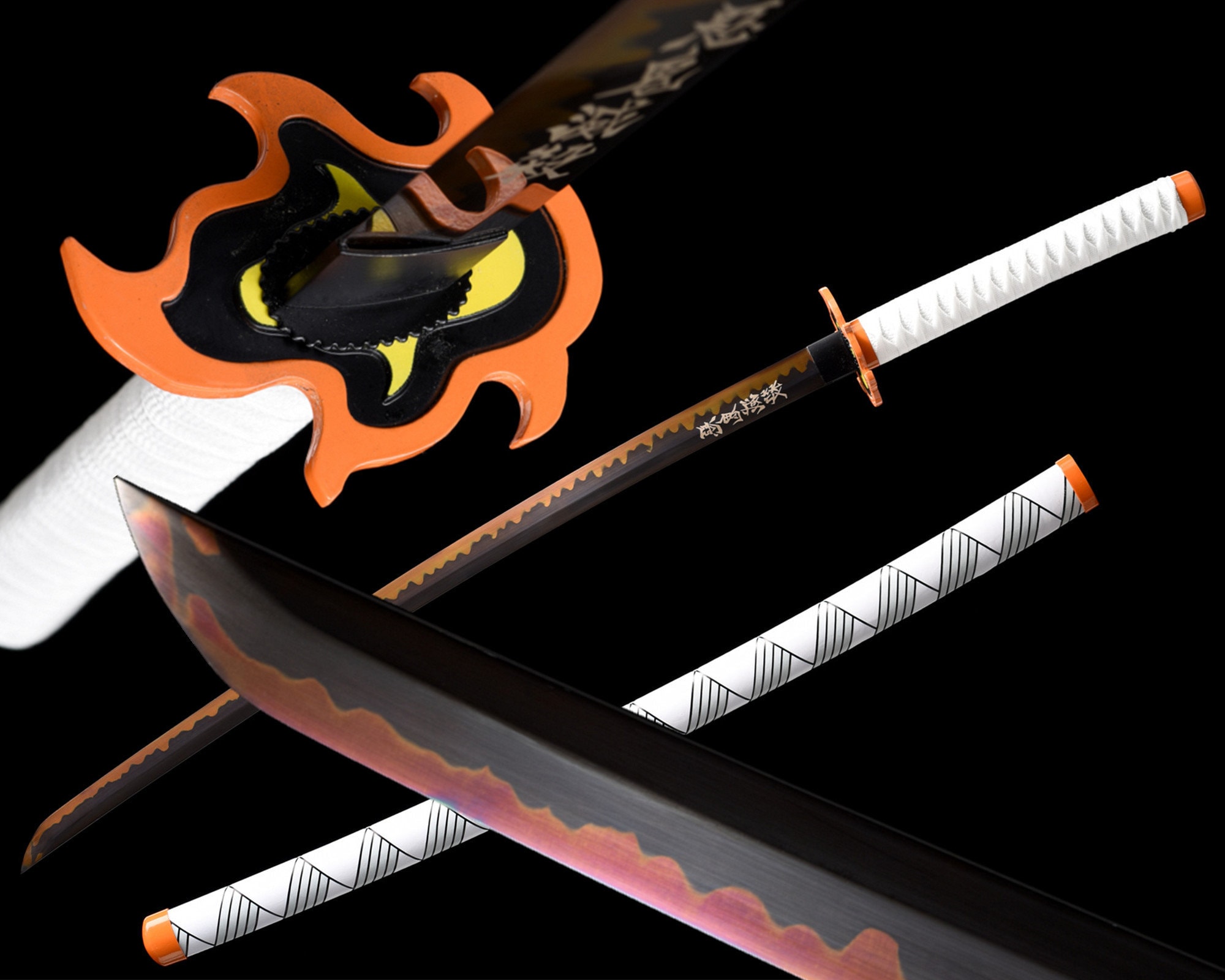 Mini Katana Rengoku Kyojuro de Demon Slayer ⚔️ Boutique Épées