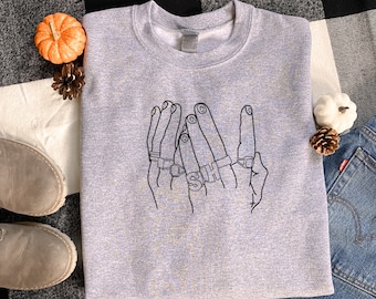 Harry Styles Hands Inspired Shirt, Harry Styles Hands Sweatshirt, Minimalistic Hands