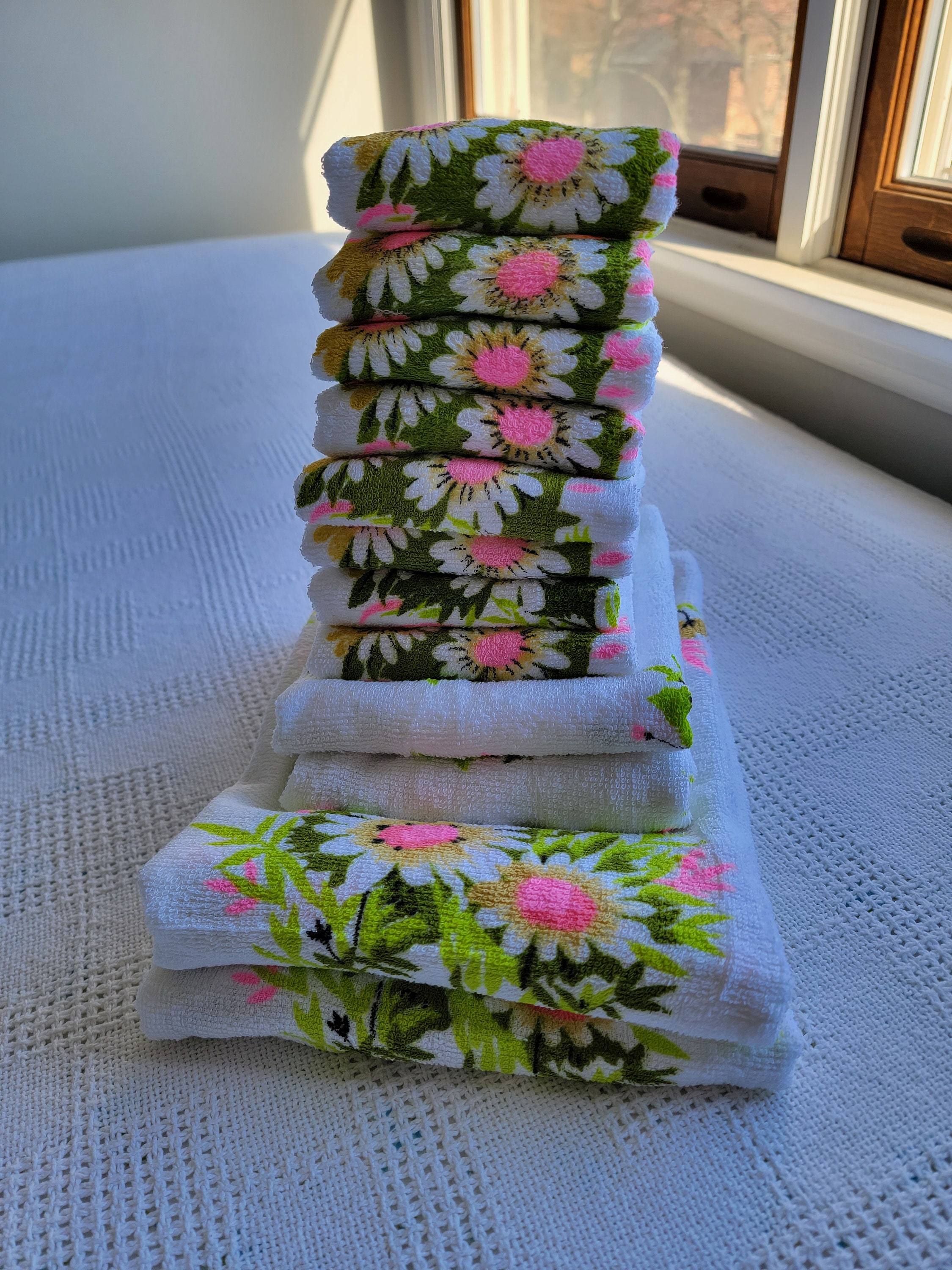 Wamsutta Vintage Bath Towel 24 X 96 Floral Roses Made in the 