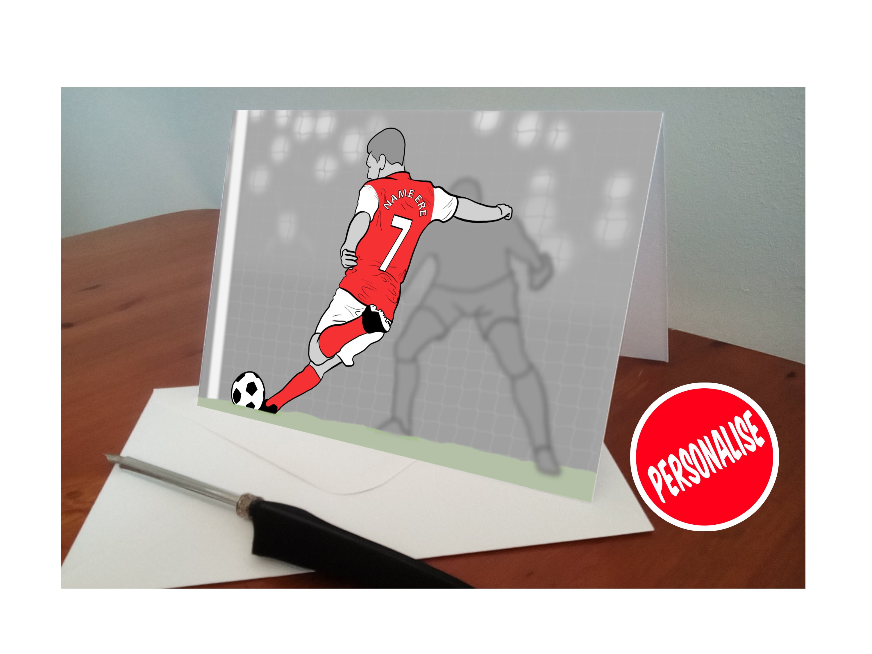 A5 Personalised Rotherham Football Greeting Birthday Card any name age valu A5 Personalised Rotherham Football Greeting Birthday Card any name age valu