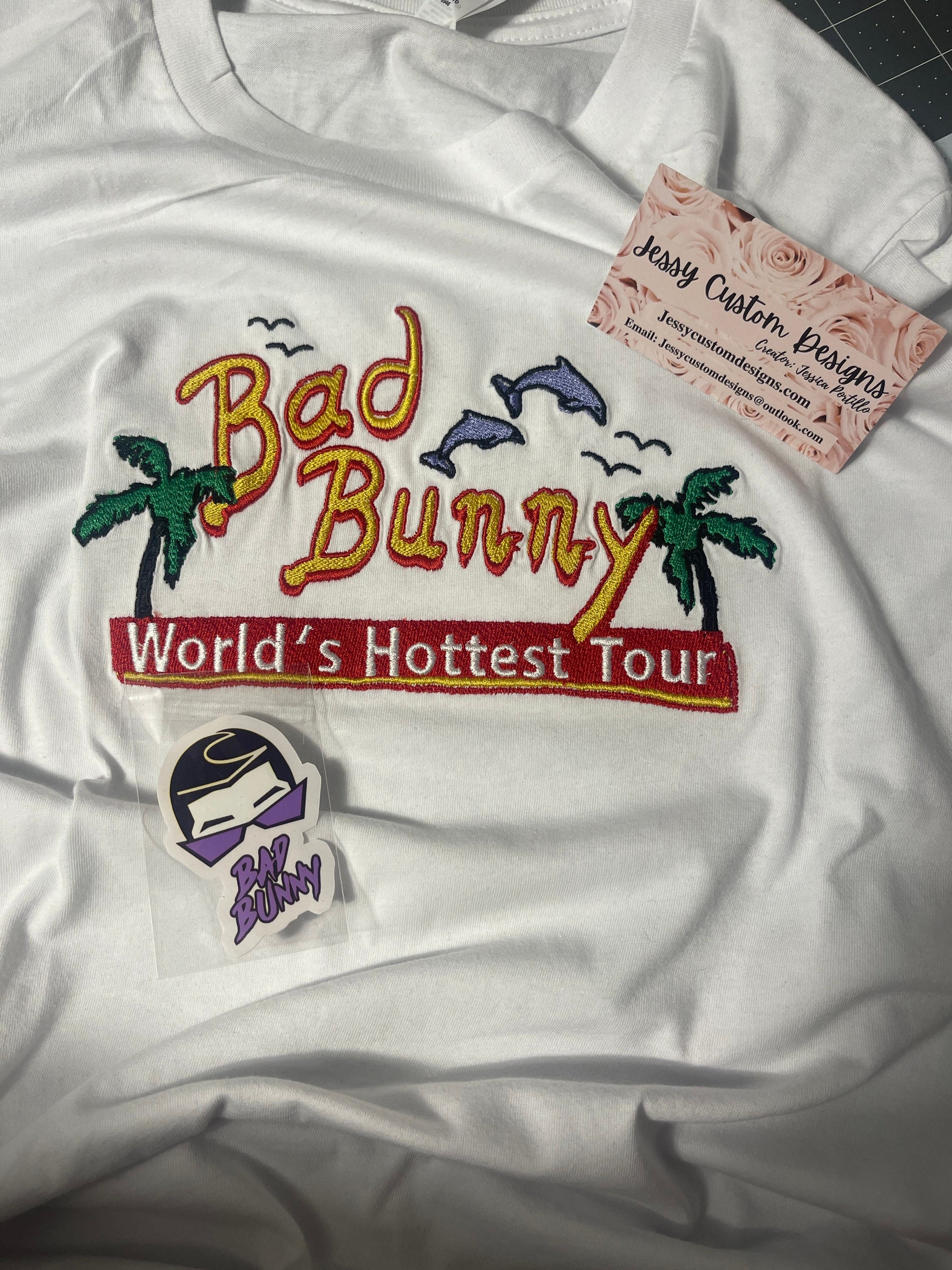 Bad Bunny Outfit Ideas World's Hottest Tour Stadiums 2022 Shirts