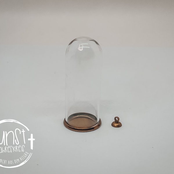 Miniatur Glassturz Glasdome verschiedene Versionen zur Eigengestaltung