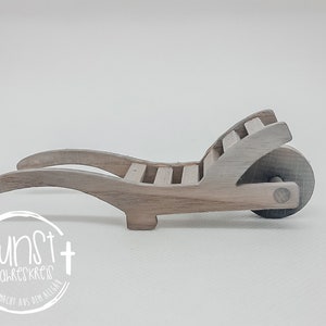 Kabouterfeeën poppen miniatuur kerststalaccessoires kruiwagenkar handgemaakt van houten kerstaccessoires