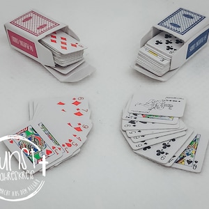 Imp miniature deck of playing cards